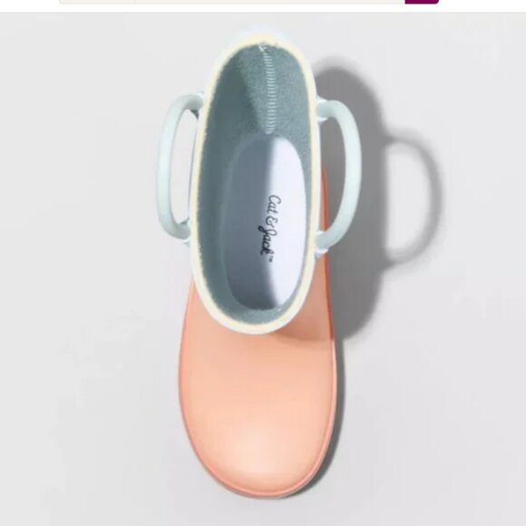 Toddler Girls' Ali Colorblock Rain Boots - Cat & Jack™ 12 - Picture 3 of 4